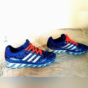 ADIDAS SPRING BLADE. HERO INK/METAL SILVER. TECH FIT. SIZE 11.5. G99752. LIKENEW